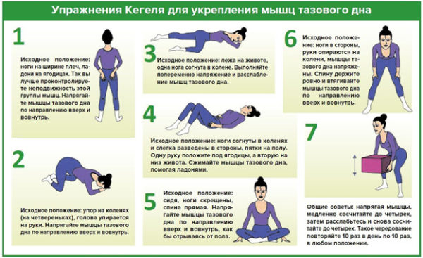 Комплекс упражнений при непроизвольном вытекании мочи